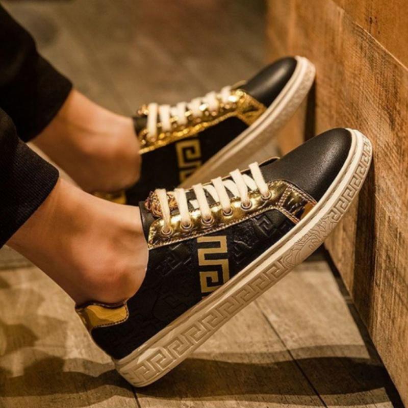 Summer casual sneakers breathable soft sole British style shoes