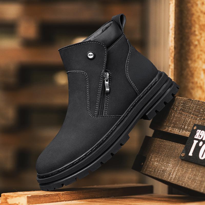 Men's Casual Fashion Side Zipper Boots