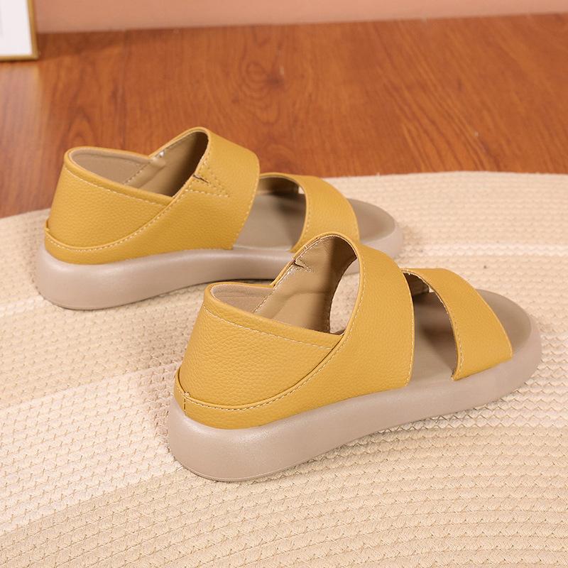 New Thick Sole Women's Stylish Genuine Leather Sandals