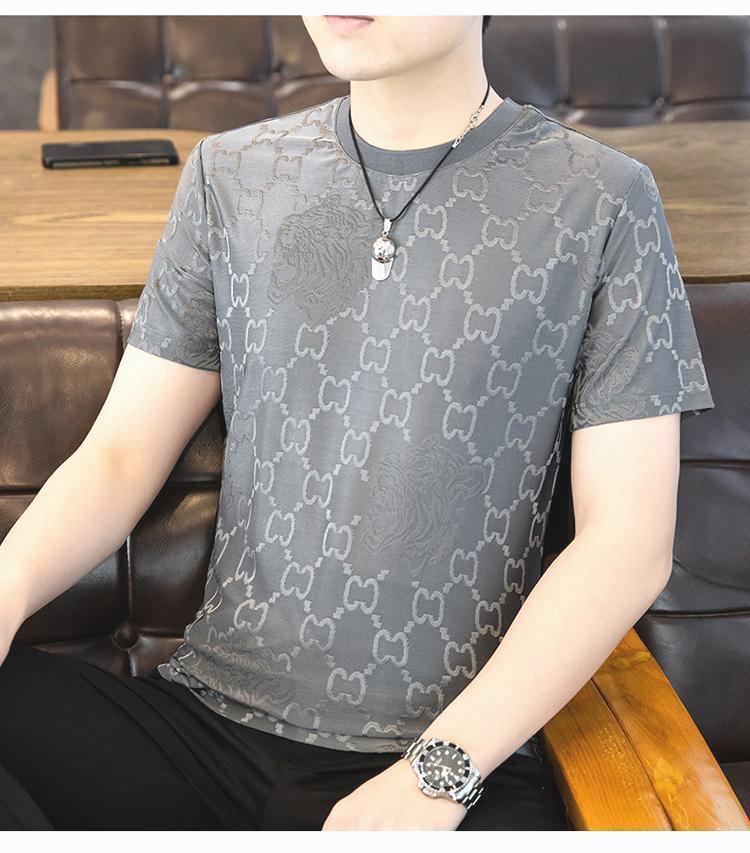 Versatile thin quick-drying ice silk men's T-shirt