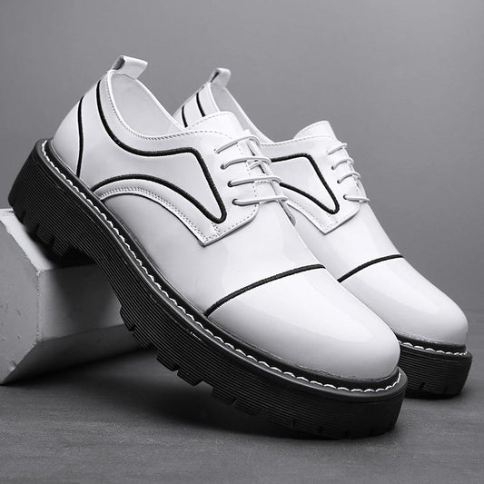 Stylish Genuine Leather Classic Thick Sole Men's Oxford Shoes