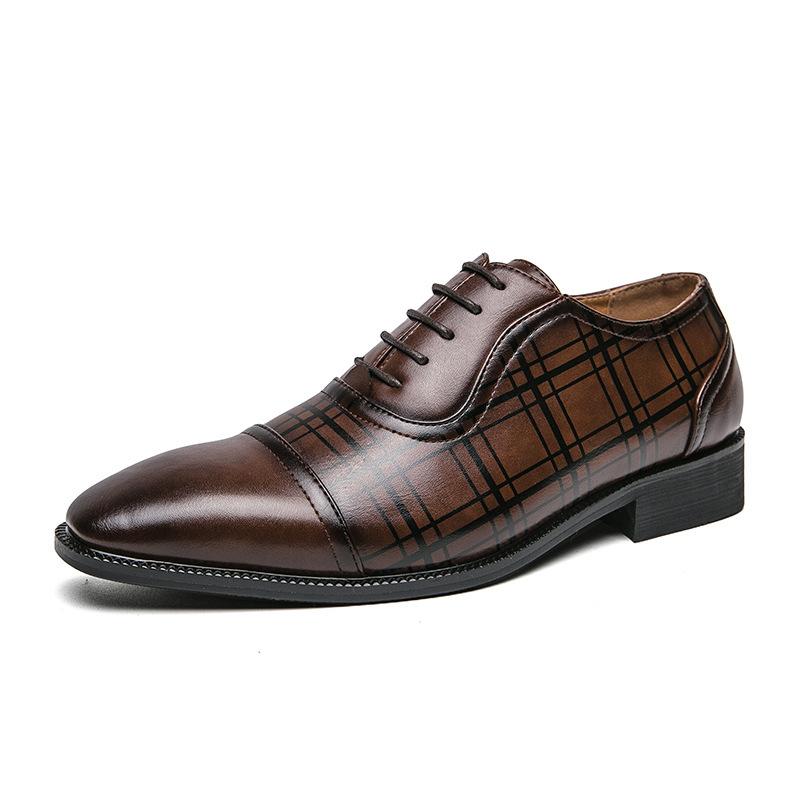 Pointed Toe Business Formal Oxford Shoes