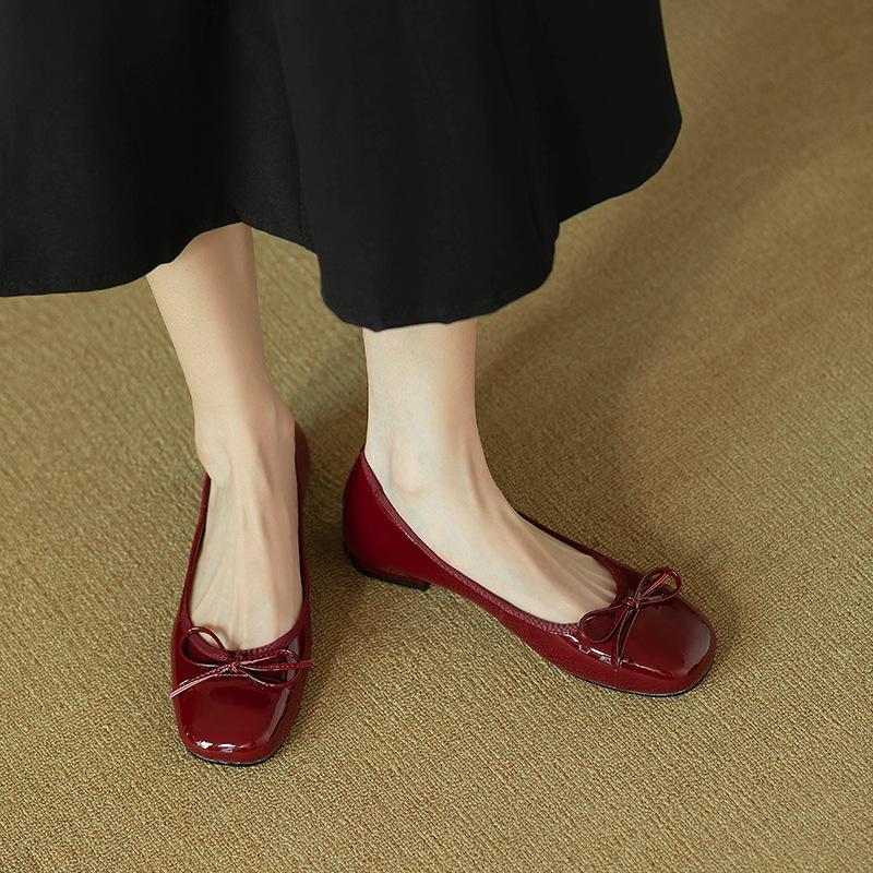 Bow tie casual women's shoes