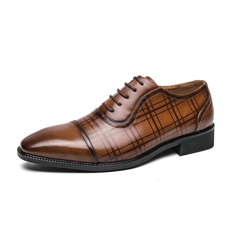 Pointed Toe Business Formal Oxford Shoes