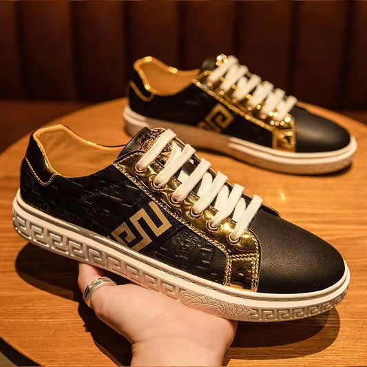 Summer casual sneakers breathable soft sole British style shoes