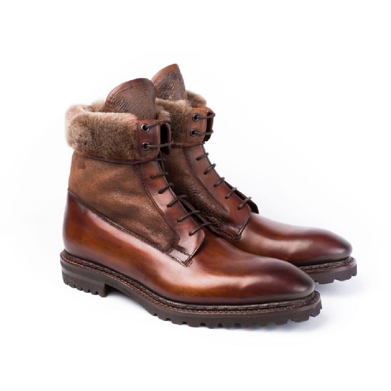 Wool Lined Men's Winter Ankle Boots