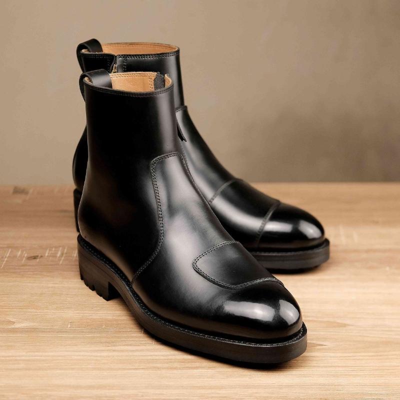 Men's Side Zipper Ankle Boots