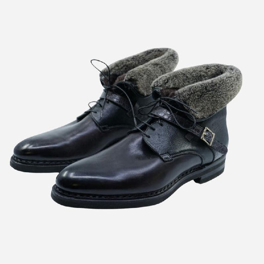 Men's Fashionable Winter Woolen Boots