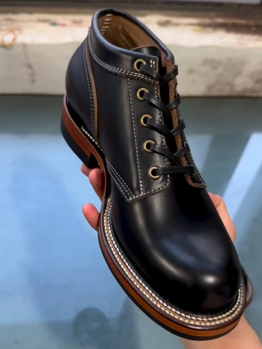 Handmade Men's Work Ankle Boots