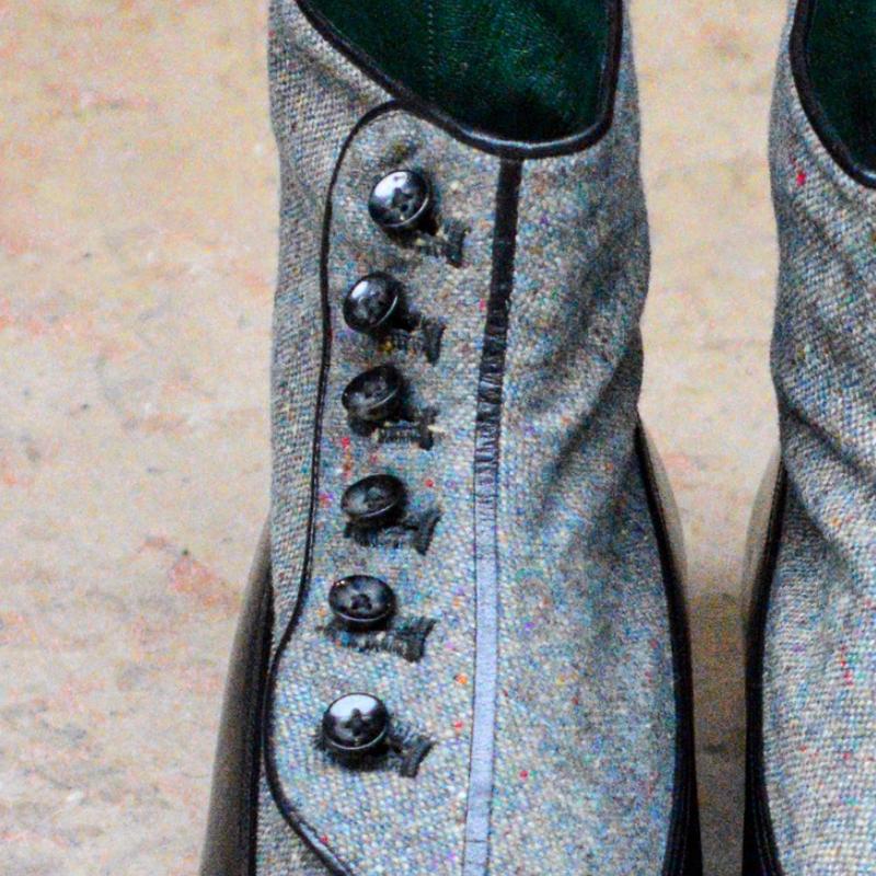 Handmade Italian Vintage Ankle Boots