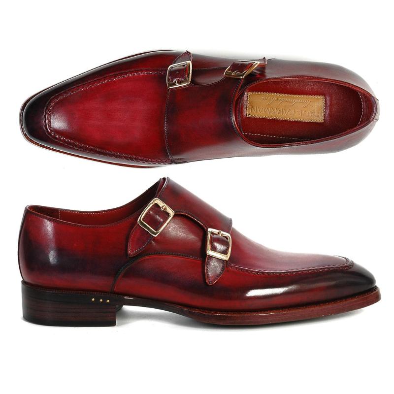 Italian Handmade Red Formal Business Monk