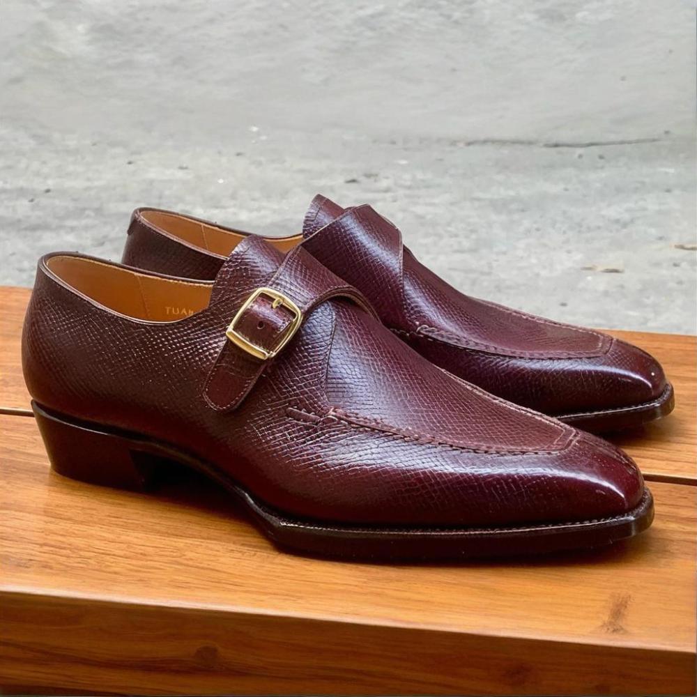 Italian Handmade Luxury Formal Single Monk