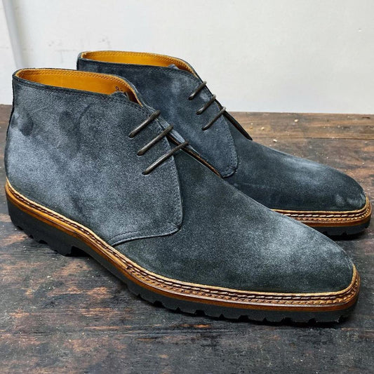 Handmade Men's Suede Chukka Boots