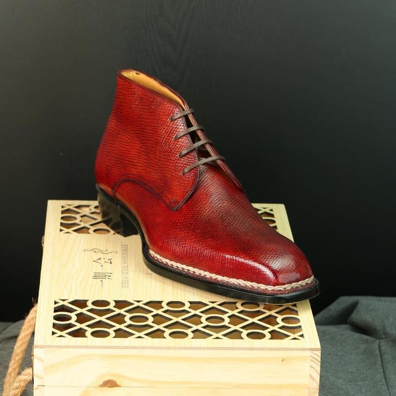 Chukka Leather Boot Handcrafted Men's Boot