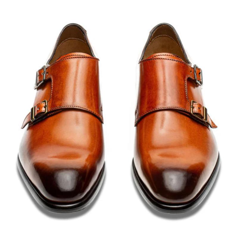 Italian Handmade Classic Monk Shoes