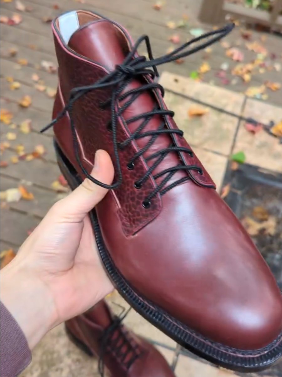 Handmade Men's Leather Work Boots