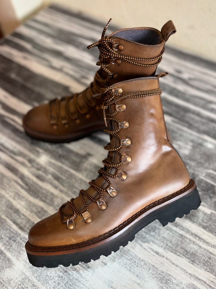 Handmade Genuine Leather Hiking Boots