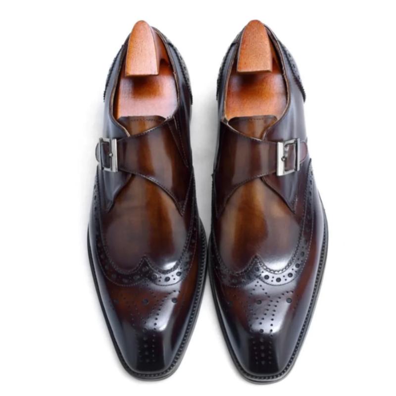 Italian Handmade Men's Single Monks