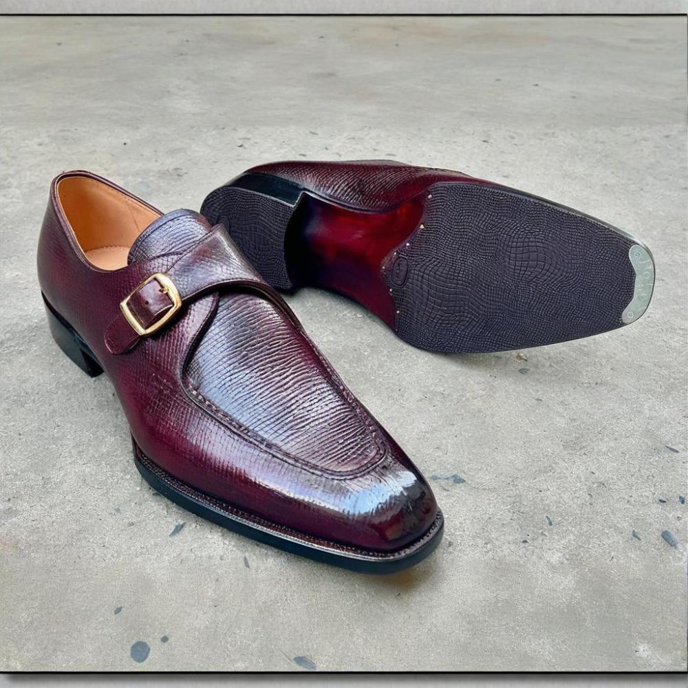 Italian Handmade Luxury Formal Single Monk