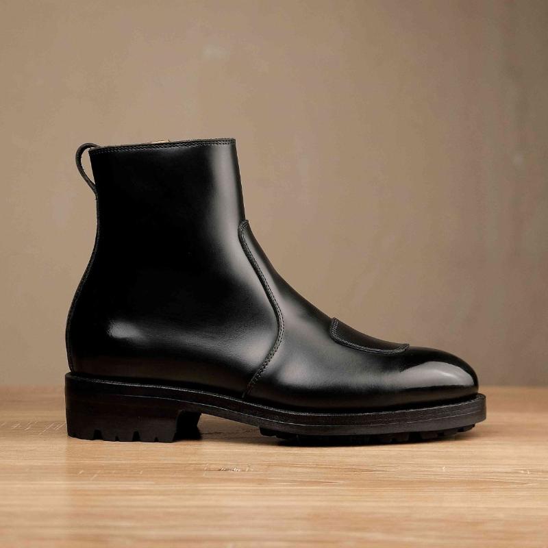 Men's Side Zipper Ankle Boots