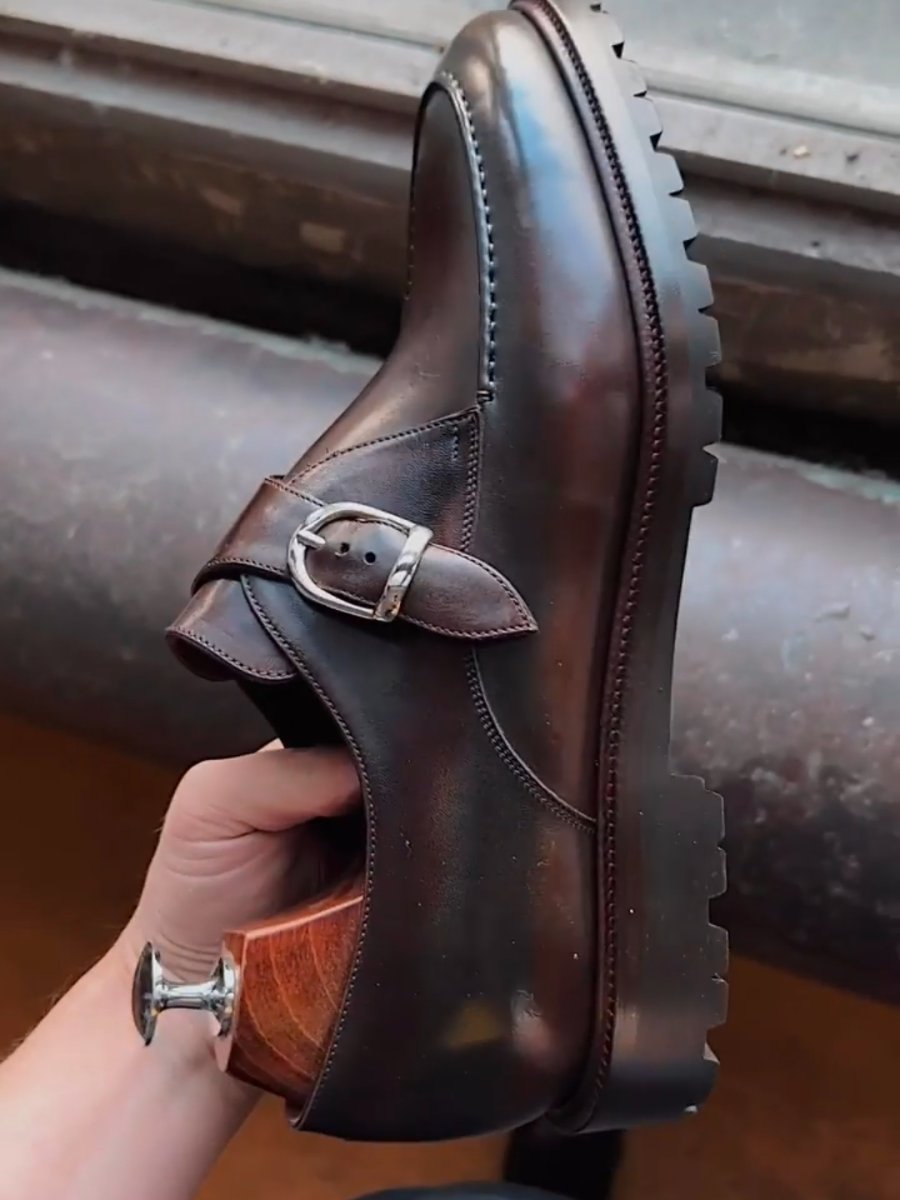 Men's Classic Handmade Single Monks