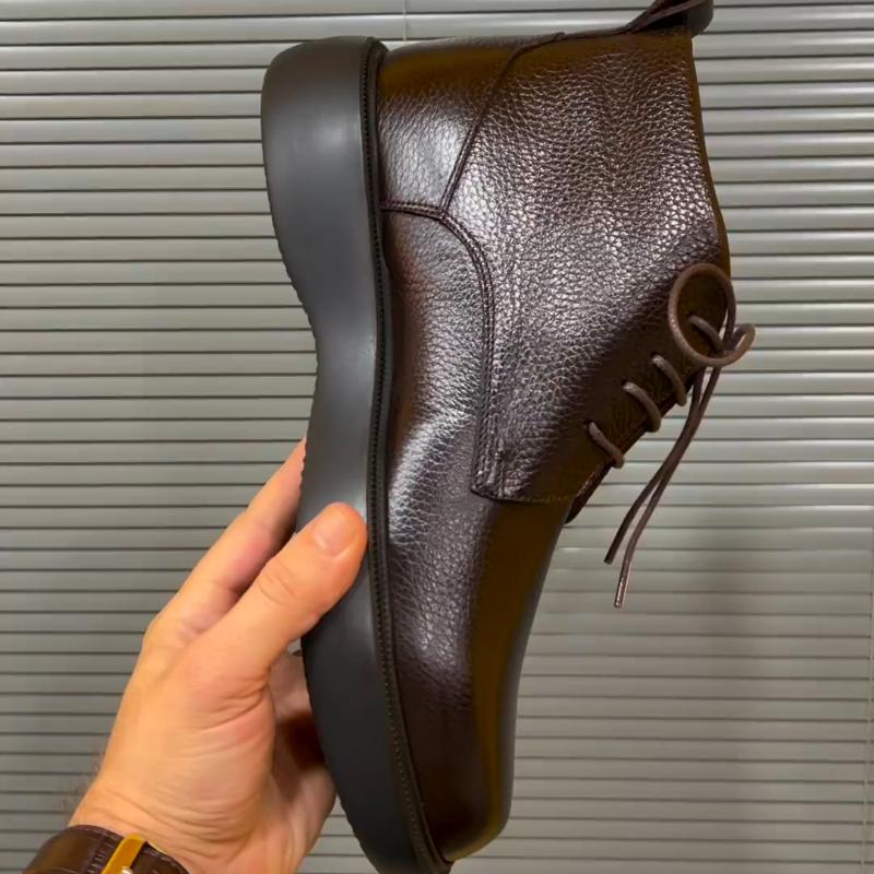 Men's Casual Classic Leather Ankle Boots