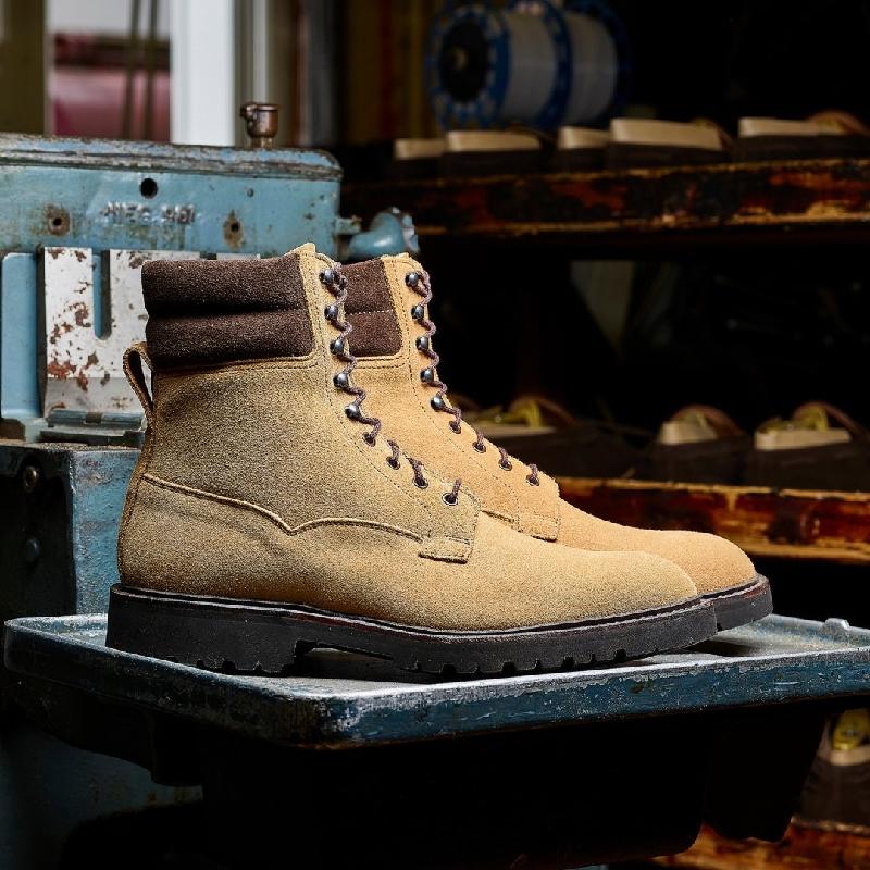 Handmade Men's High Top Work Boots