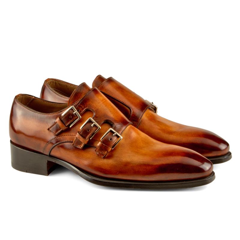 Men's Formal Leather Business Classic Monk Shoes