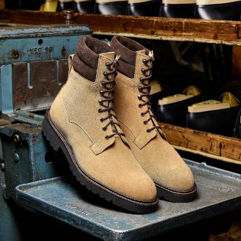 Handmade Men's High Top Work Boots