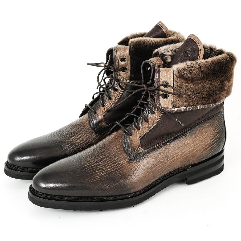 Handmade Wool Lined Waterproof Ankle Boots