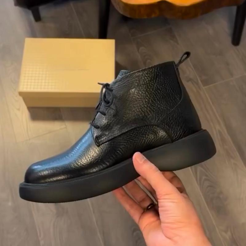 Men's Casual Classic Leather Ankle Boots