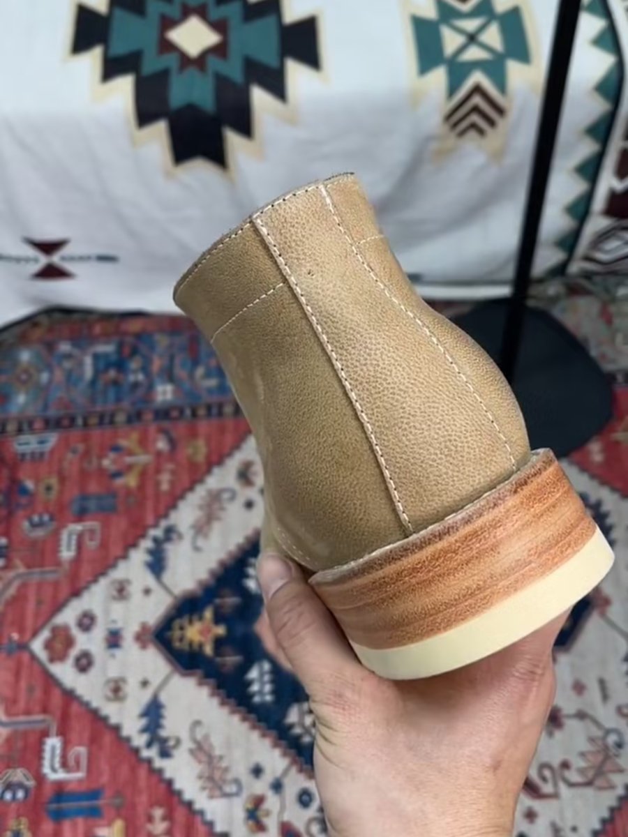 Handmade Classic Desert Boots - Khaki