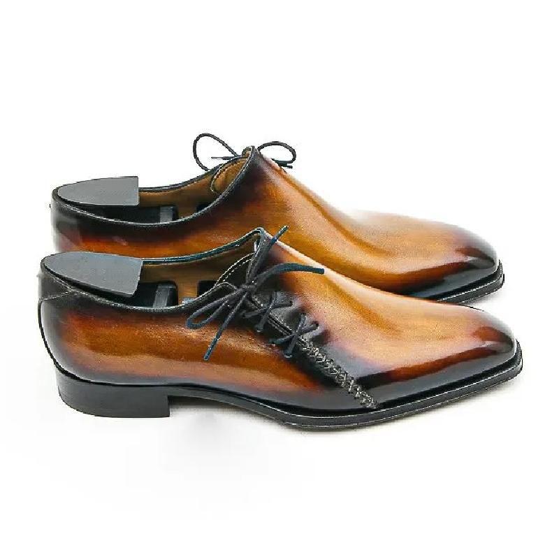 Handmade Side Lace-Up Oxfords