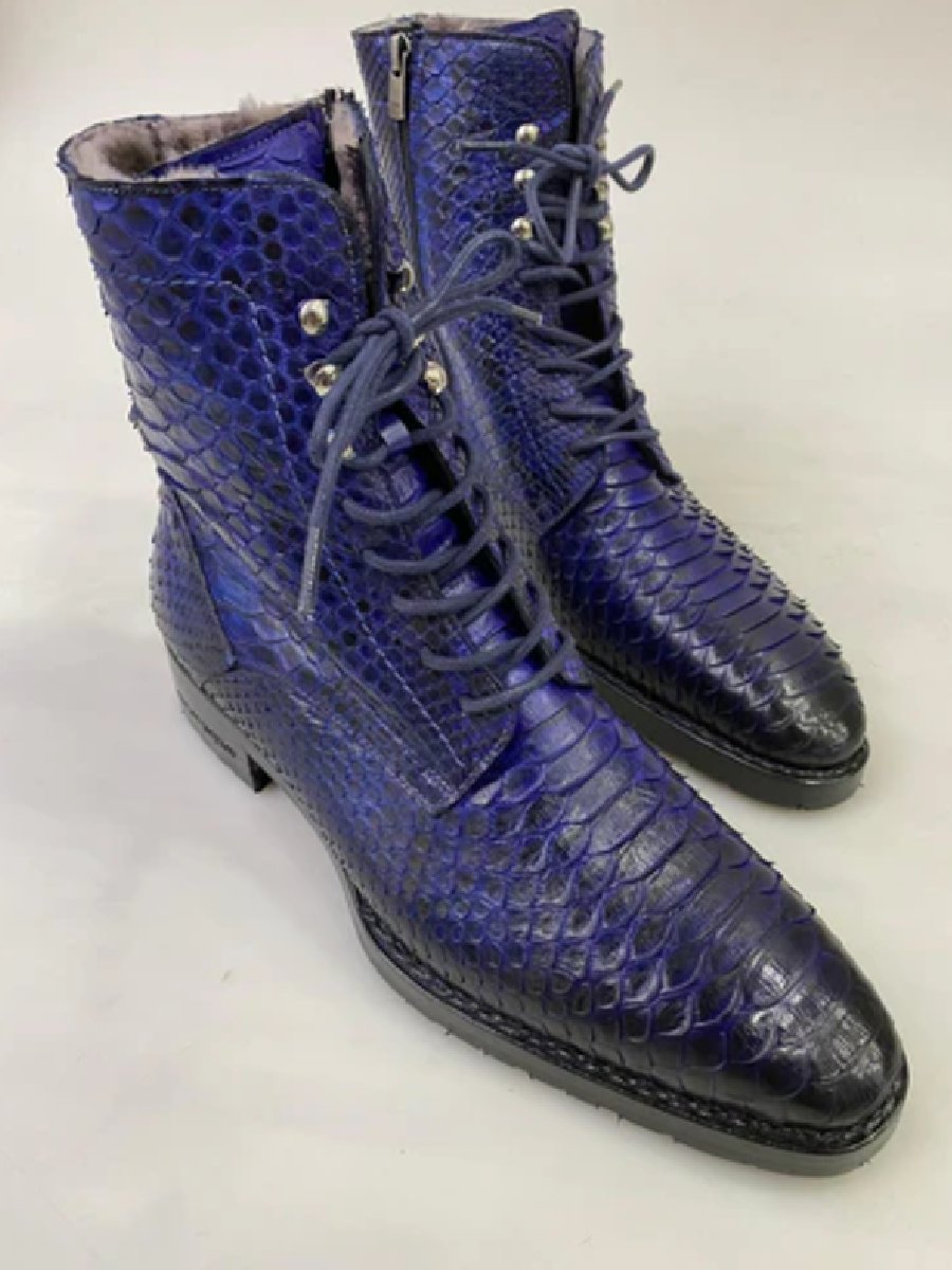 Handcrafted Padded Ankle Boots