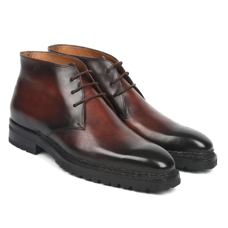 Handmade Luxury Men's Chukka Boots - Brown