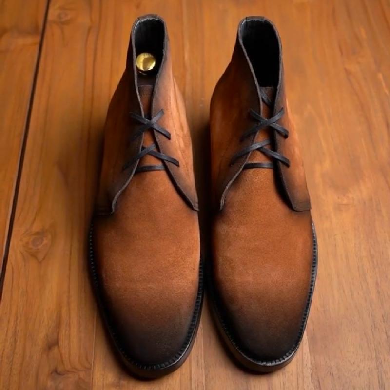 Men's Handcrafted Luxury Suede Chukka Boots