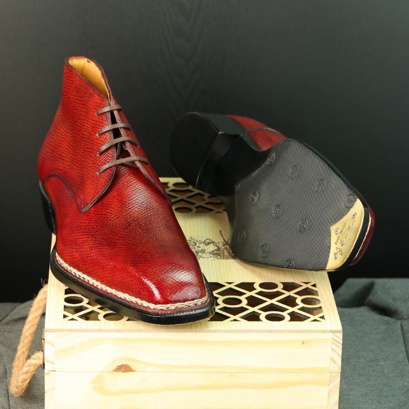 Chukka Leather Boot Handcrafted Men's Boot