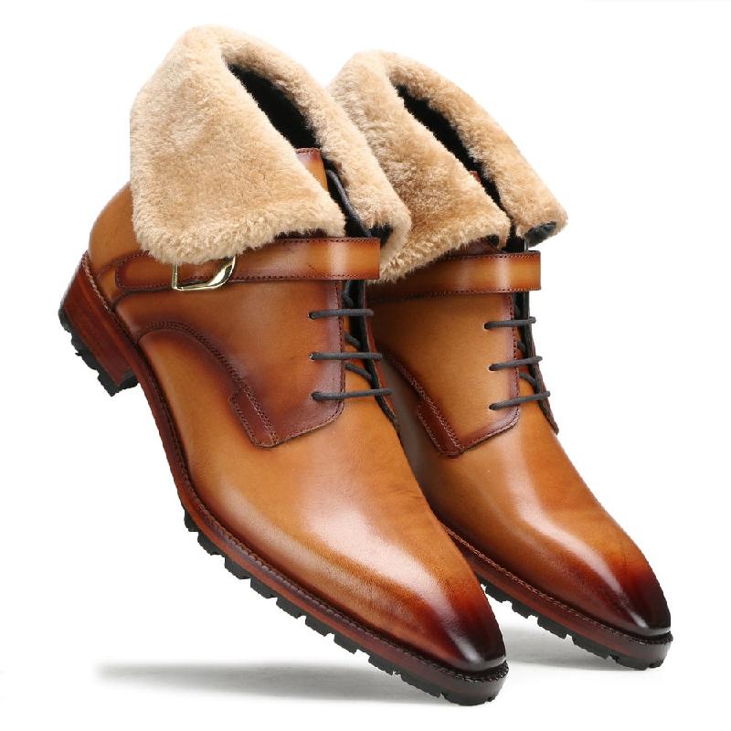 Handmade Cold Resistant Leather Boots