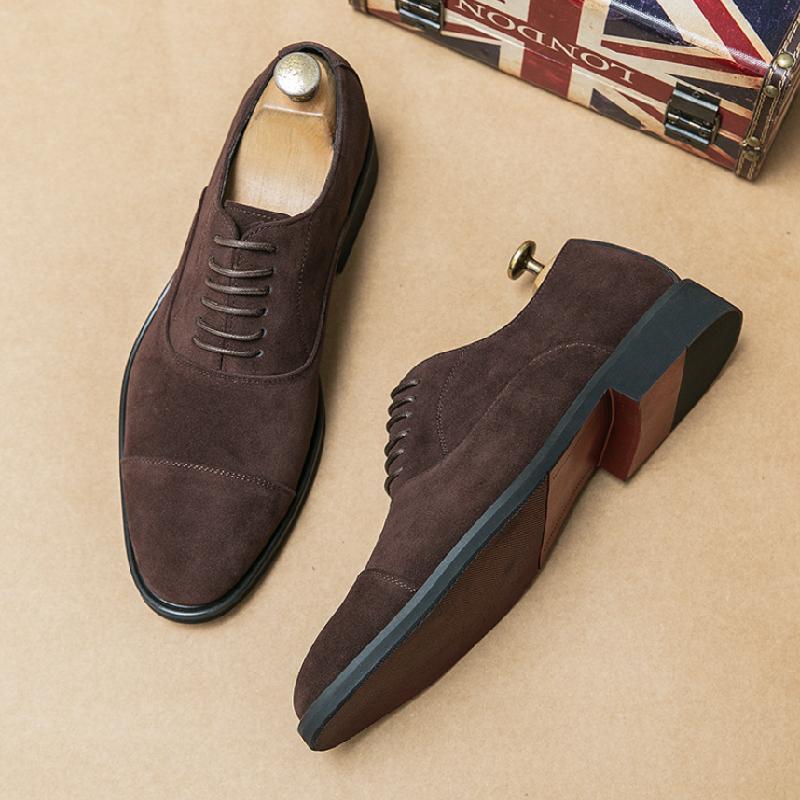 Classic Suede Oxfords