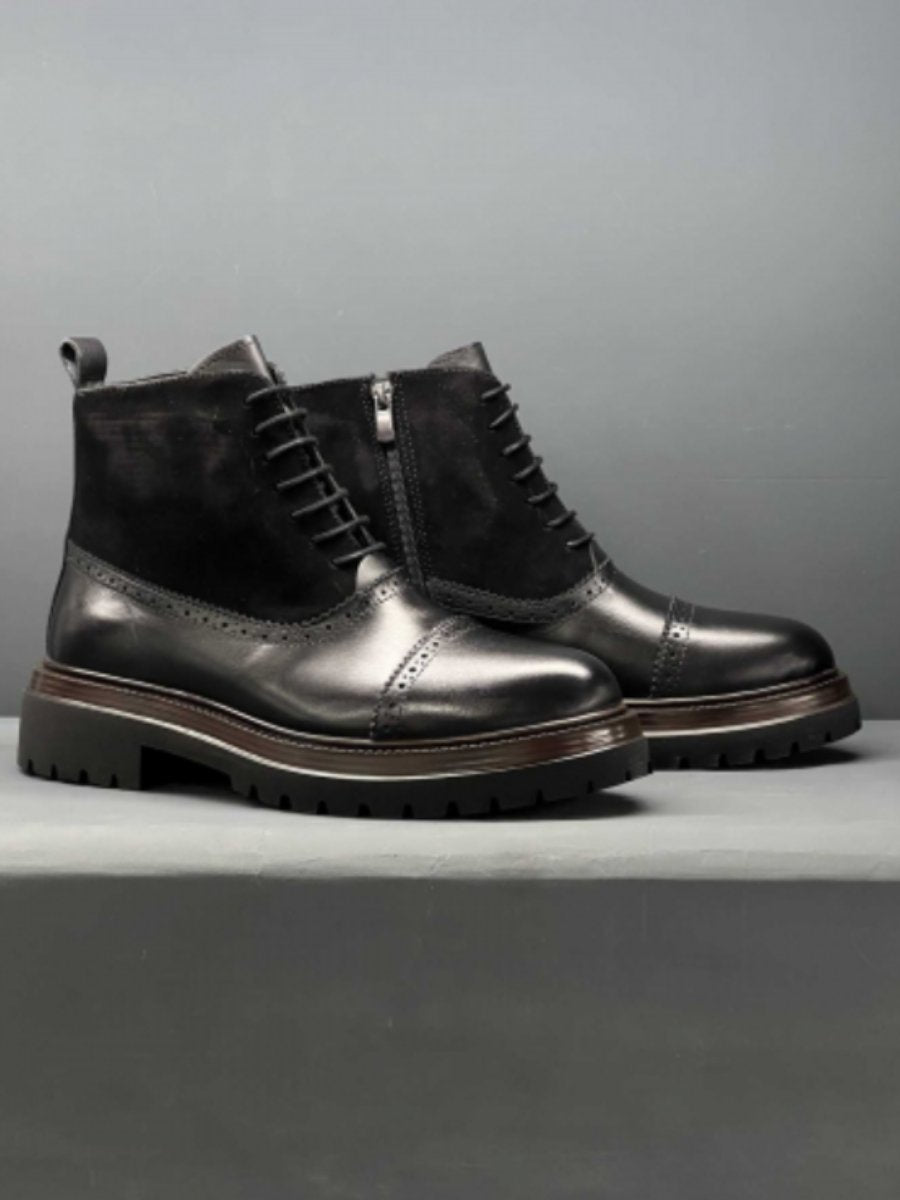 Lace-up Martin Boots For Fall And Winter