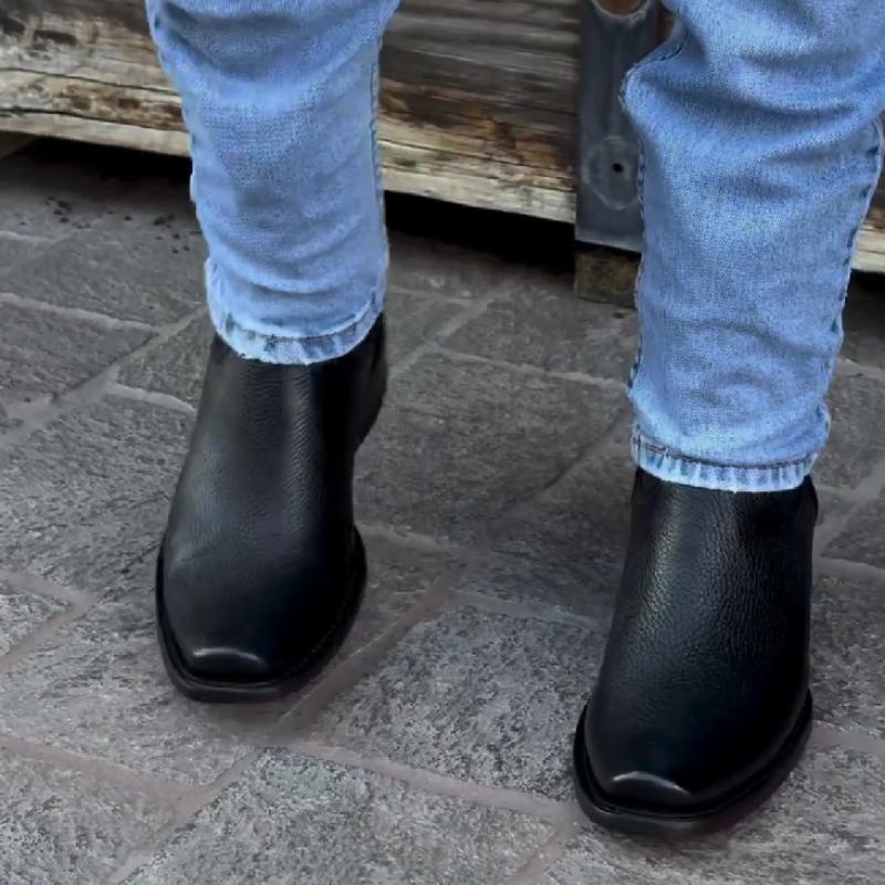 Men's Leather Cowboy Boots