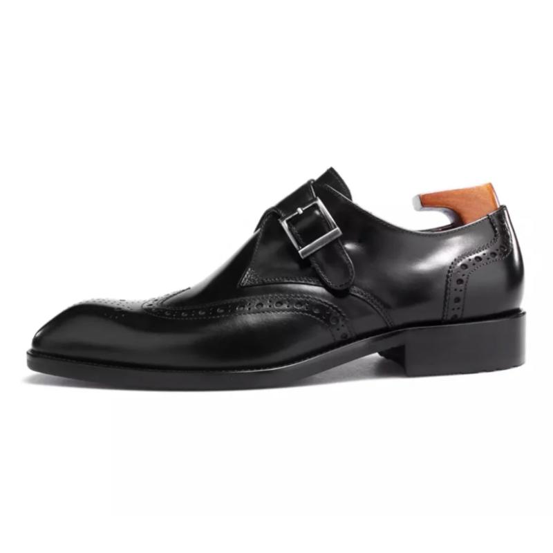 Men's Classic Formal Leather Monk Shoes