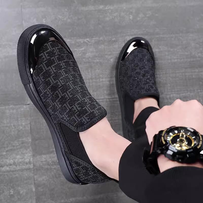 Men's shoes lightweight breathable casual shoes loafers trendy versatile slip-on