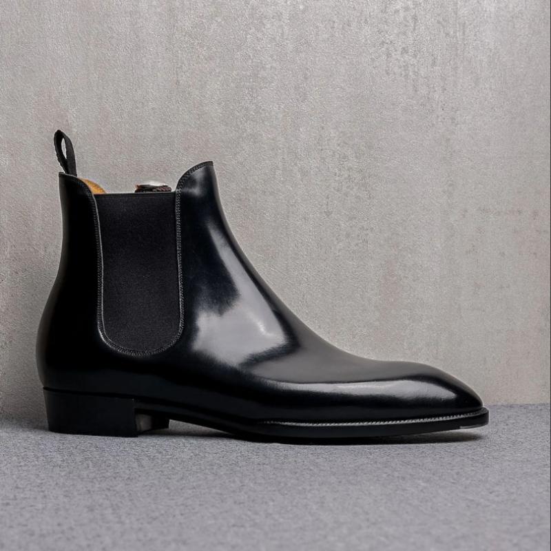 Handmade Men's Casual Ankle Boots  | Premium Leather Shoes for Men