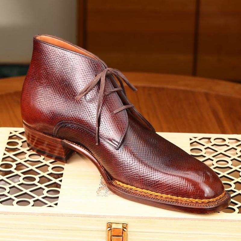 Chukka Leather Boot Handcrafted Men's Boot