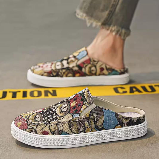 Summer Bear Breathable Lazy Slip-On Casual Flat Shoes