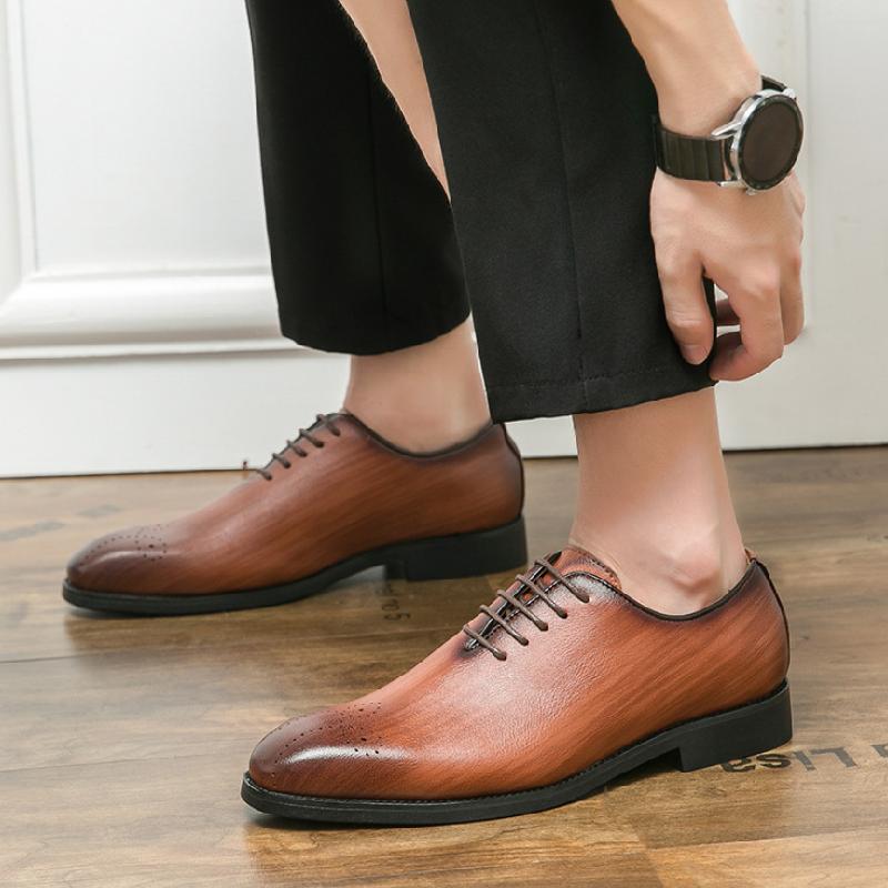 Handmade Men's Leather Oxford Shoes