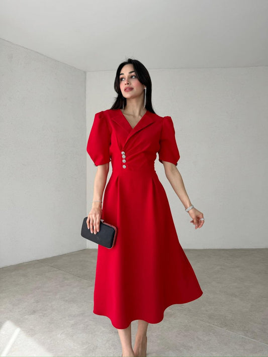 Classic and stylish A-line dress