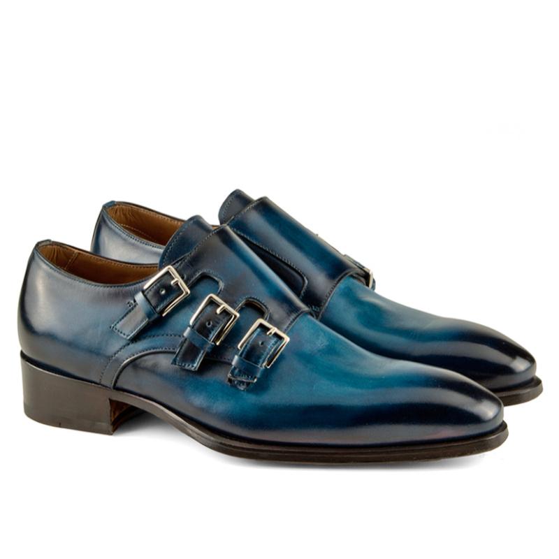 Men's Formal Leather Business Classic Monk Shoes