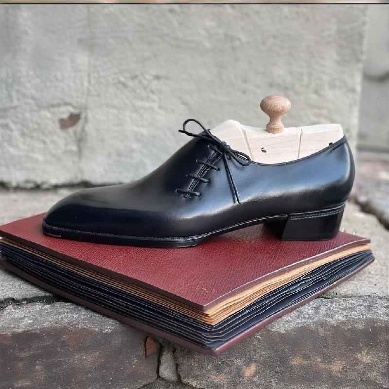 Handmade Side Lace-Up Oxfords